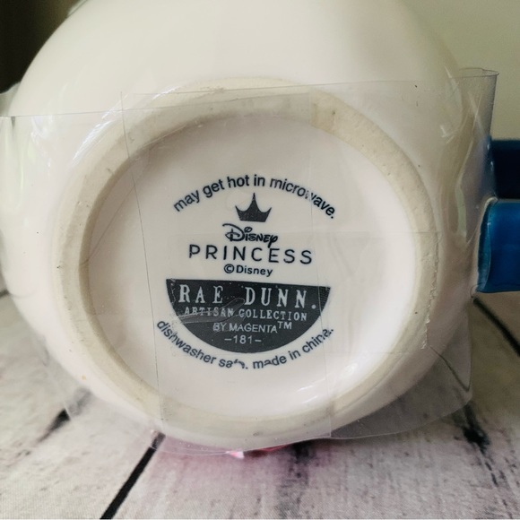 Rae Dunn Disney Princess Snow White "Original Princess" Tea Pot & Cup set. - Picture 4 of 5